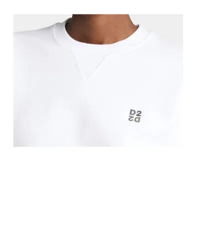 Dsquared2 Long-sleeved Sweatshirt In White