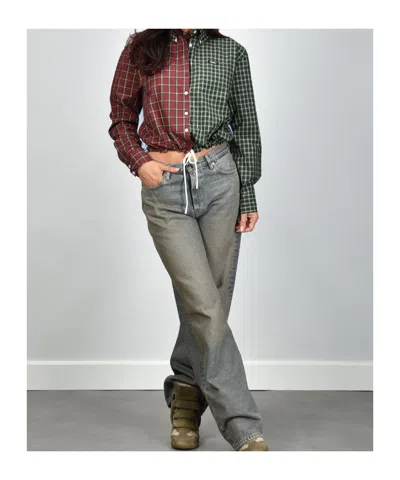 Haikure Belt-loop Jeans In Gray