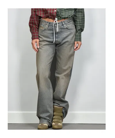 Haikure Belt-loop Jeans In Gray