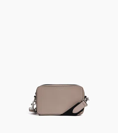 Le Tanneur Emile Small 2-compartment Satchel In Grained Leather In Gray