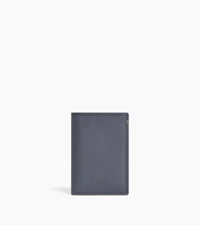 Le Tanneur Martin Vertical Card Holder In Smooth Leather