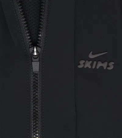 Nikeskims Oversized Track Jacket In Black