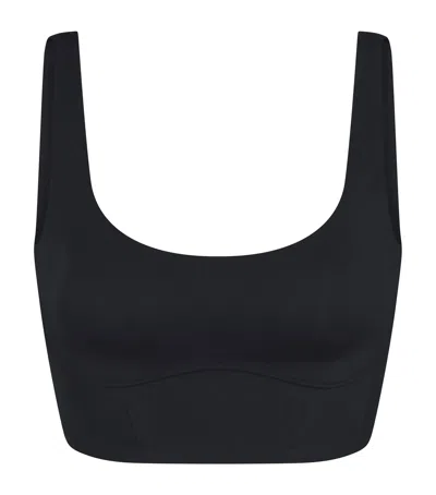 Nikeskims Studio Stretch Micro Bra In Black