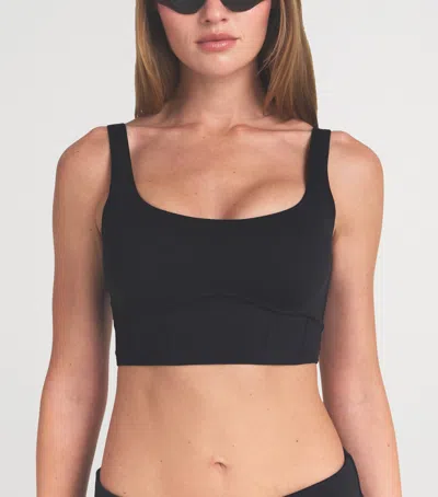 Nikeskims Studio Stretch Micro Bra In Black