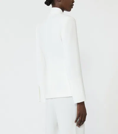 Max Mara Sash-tie Blazer In White