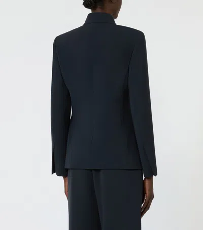 Max Mara Sash-tie Blazer In Black