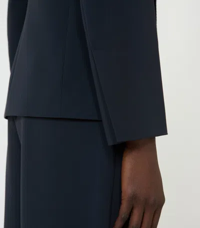 Max Mara Sash-tie Blazer In Black