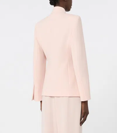 Max Mara Sash-tie Blazer In Blue