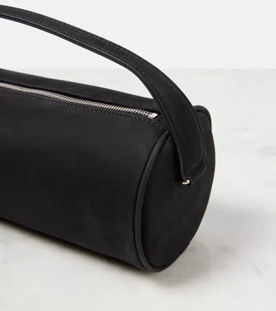 The Row Nineties Leather Crossbody Shoulder Bag In Black