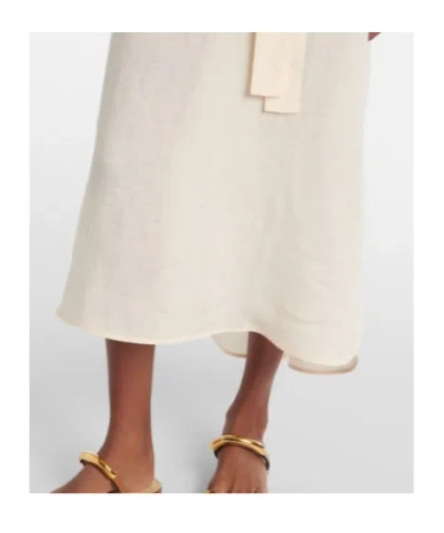 Eres Bibi Linen Kaftan In Neutral