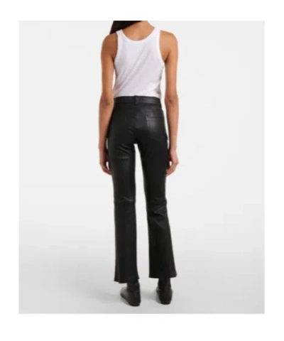 Stouls Dean Leather Pants In Black