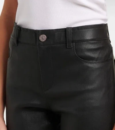 Stouls Dean Leather Pants In Black