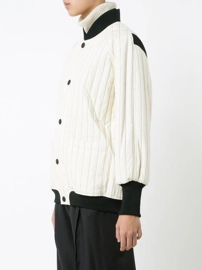 Shop Marni Quilted Bomber Jacket