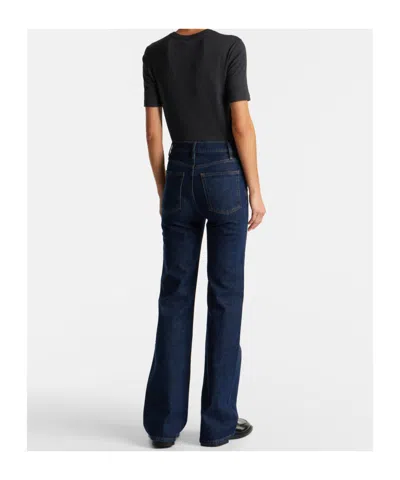 Frame Reboot High-rise Bootcut Jeans In Blue