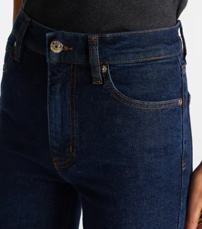 Frame Reboot High-rise Bootcut Jeans In Blue