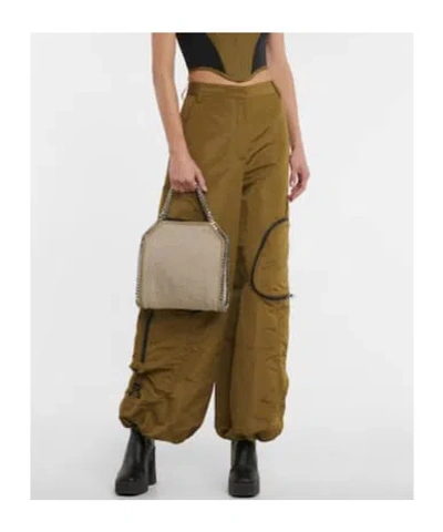 Stella Mccartney Technical Cargo Pants In Brown