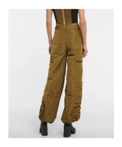 Stella Mccartney Technical Cargo Pants In Brown