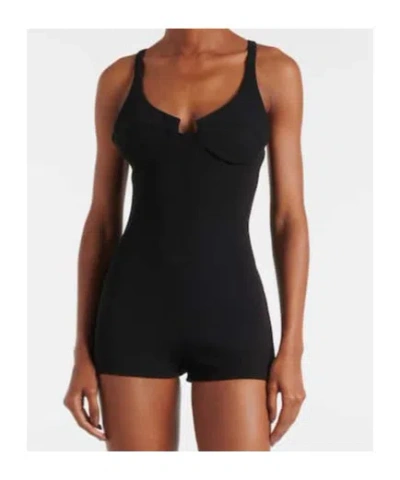 Magda Butrym Wool-blend Romper In Black