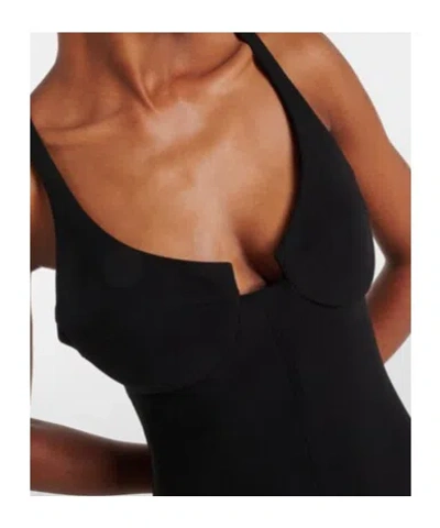 Magda Butrym Wool-blend Romper In Black