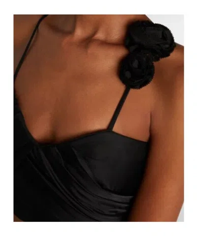 Poupette St Barth Top Palmire In Black