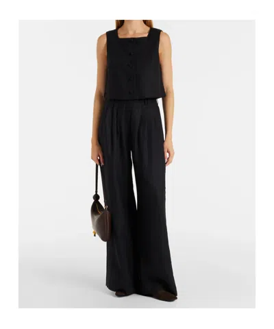 Posse Rio Sleeveless Top In Black