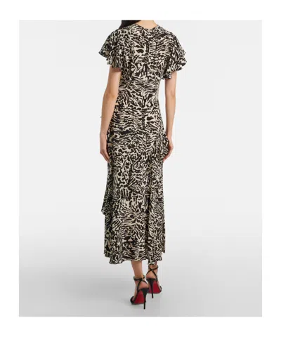 Ulla Johnson Short Sleeve Dress In Multi