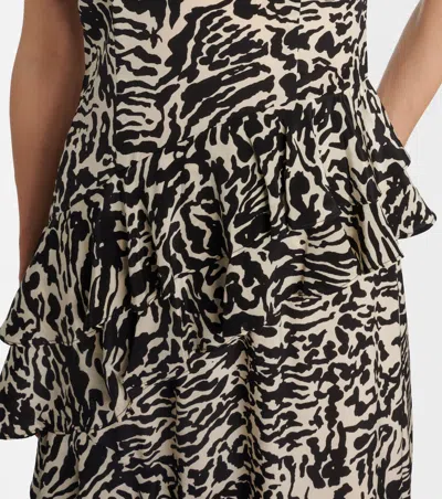 Ulla Johnson Short Sleeve Dress In Multi