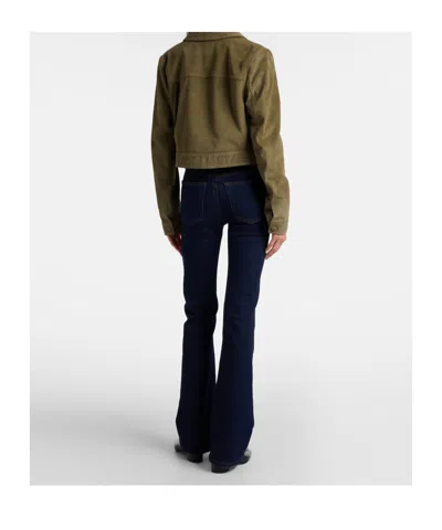 Frame Reboot High-rise Bootcut Jeans In Blue