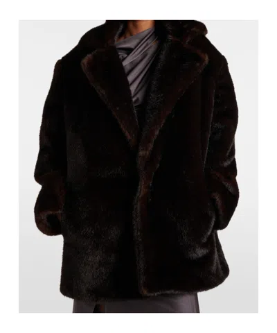 Coperni Oversized Coat In Brown