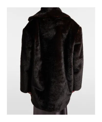 Coperni Oversized Coat In Brown