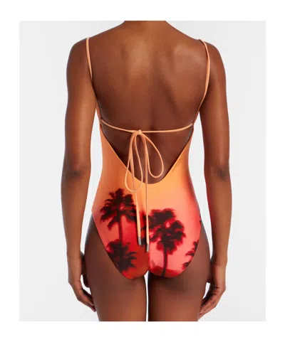 Simkhai Printed Swimsuit In Multi
