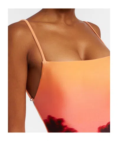 Simkhai Printed Swimsuit In Multi