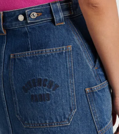 Givenchy Denim Miniskirt In Blue