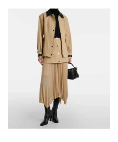 Veronica Beard Midi Skirt In Neutral