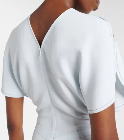 Victoria Beckham Pleated Dress In White