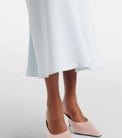 Victoria Beckham Pleated Dress In White