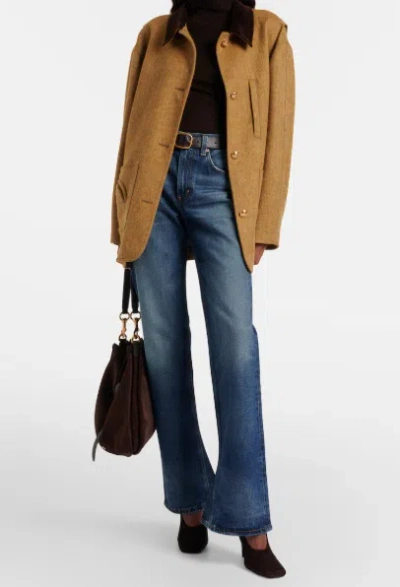 Agolde Kick Boot Bootcut Jeans In Blue