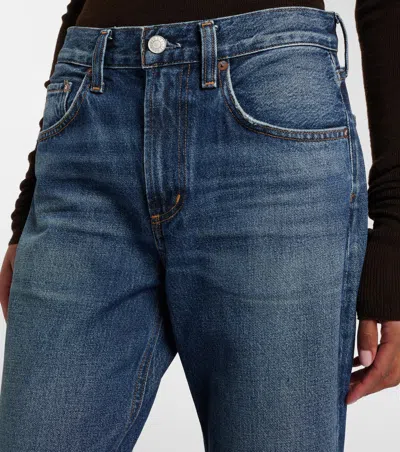 Agolde Kick Boot Bootcut Jeans In Blue
