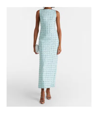 Simkhai Sequined Maxi Dress In Blue