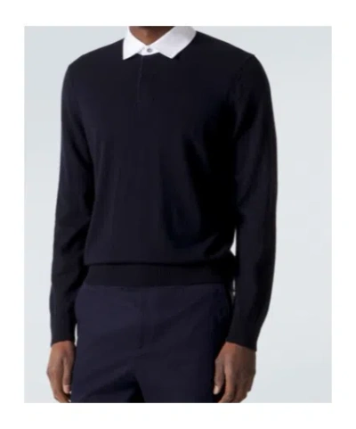 Dunhill Collared Long-sleeved Sweatshirt In Multi