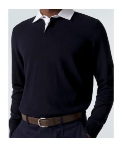 Dunhill Collared Long-sleeved Sweatshirt In Multi