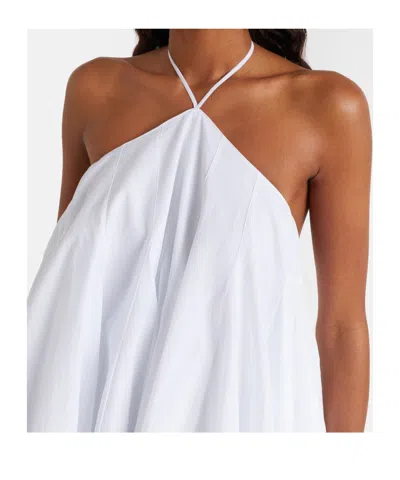 Jacquemus Asymmetrical Triangular Dress In White