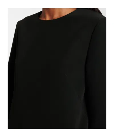 Joseph Bixio Sequined Satin Twill Minidress In Black