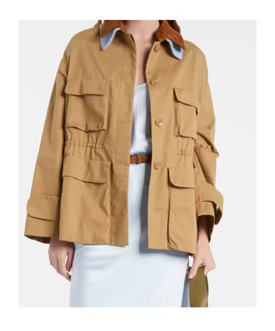 Dorothee Schumacher Cotton Casual Jacket In Brown