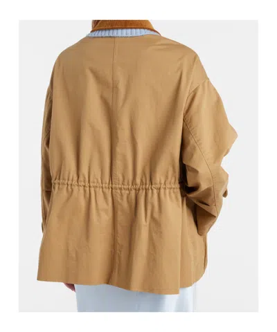 Dorothee Schumacher Cotton Casual Jacket In Brown