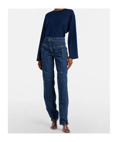Jean Paul Gaultier Patchwork Jeans In Multi