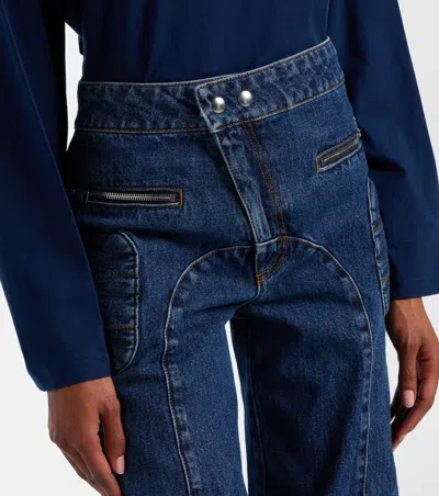 Jean Paul Gaultier Patchwork Jeans In Multi