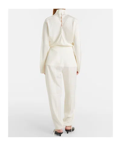 Rohe Virgin Wool Balloon Pants In White