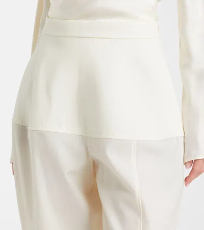 Rohe Virgin Wool Balloon Pants In White
