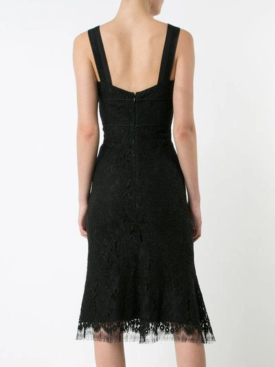 Shop Victoria Beckham V-neck Lace Dress